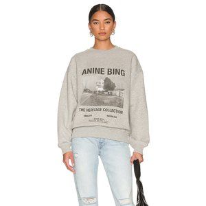 ANINE BING Kenny Sweatshirt Motel Graphic Sz M